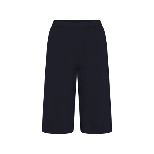 COTTON FLEECE LONG SHORT | NAVY