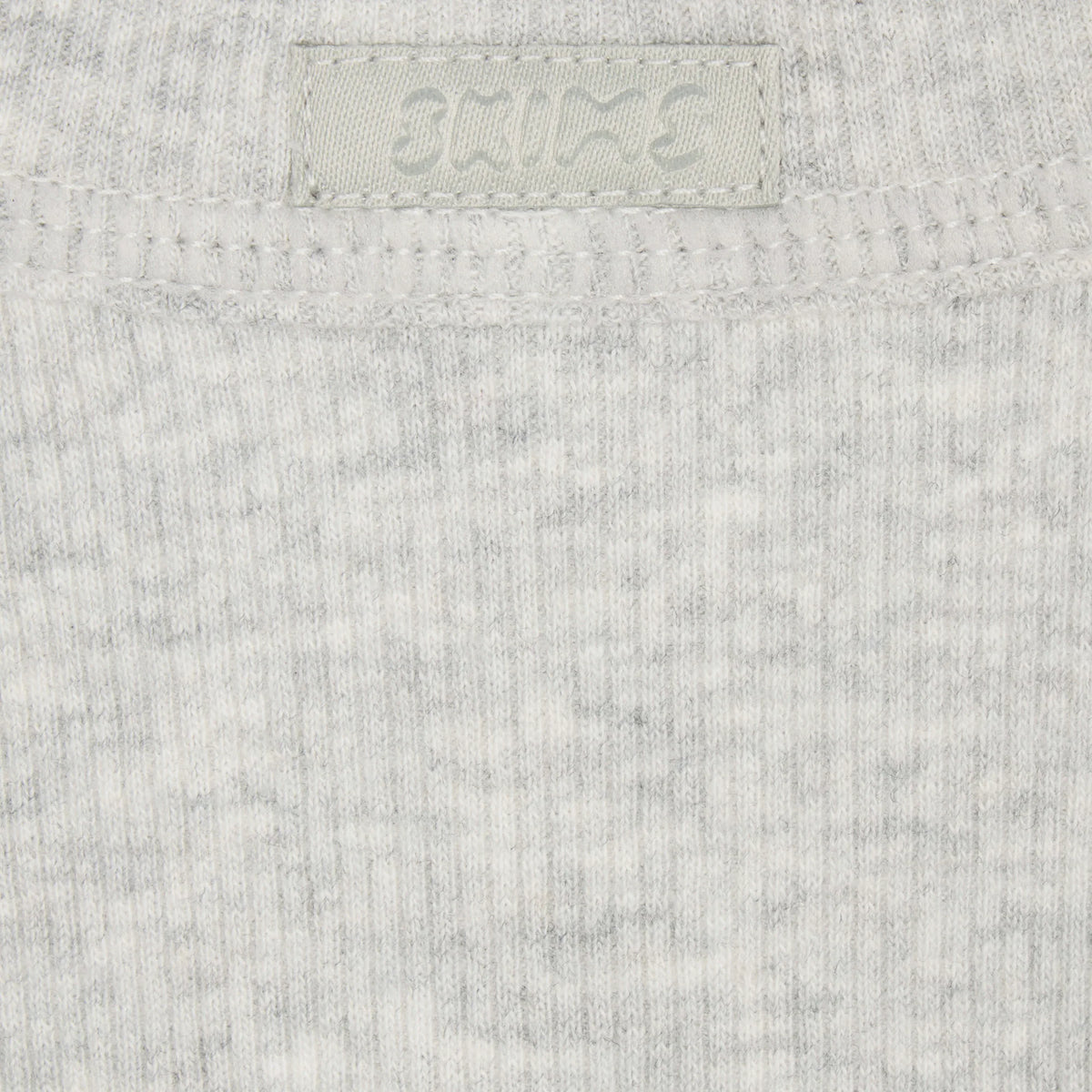COTTON RIB SCOOP NECK TANK | LIGHT HEATHER GREY