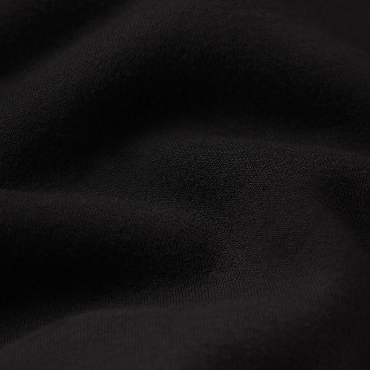 COTTON FLEECE SHRUNKEN CARDIGAN | ONYX