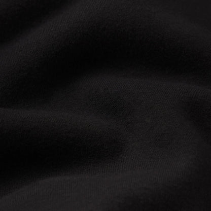 COTTON FLEECE SHRUNKEN CARDIGAN | ONYX