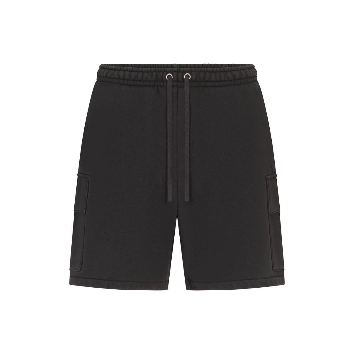 HEAVYWEIGHT FLEECE MENS CARGO SHORT | WASHED ONYX
