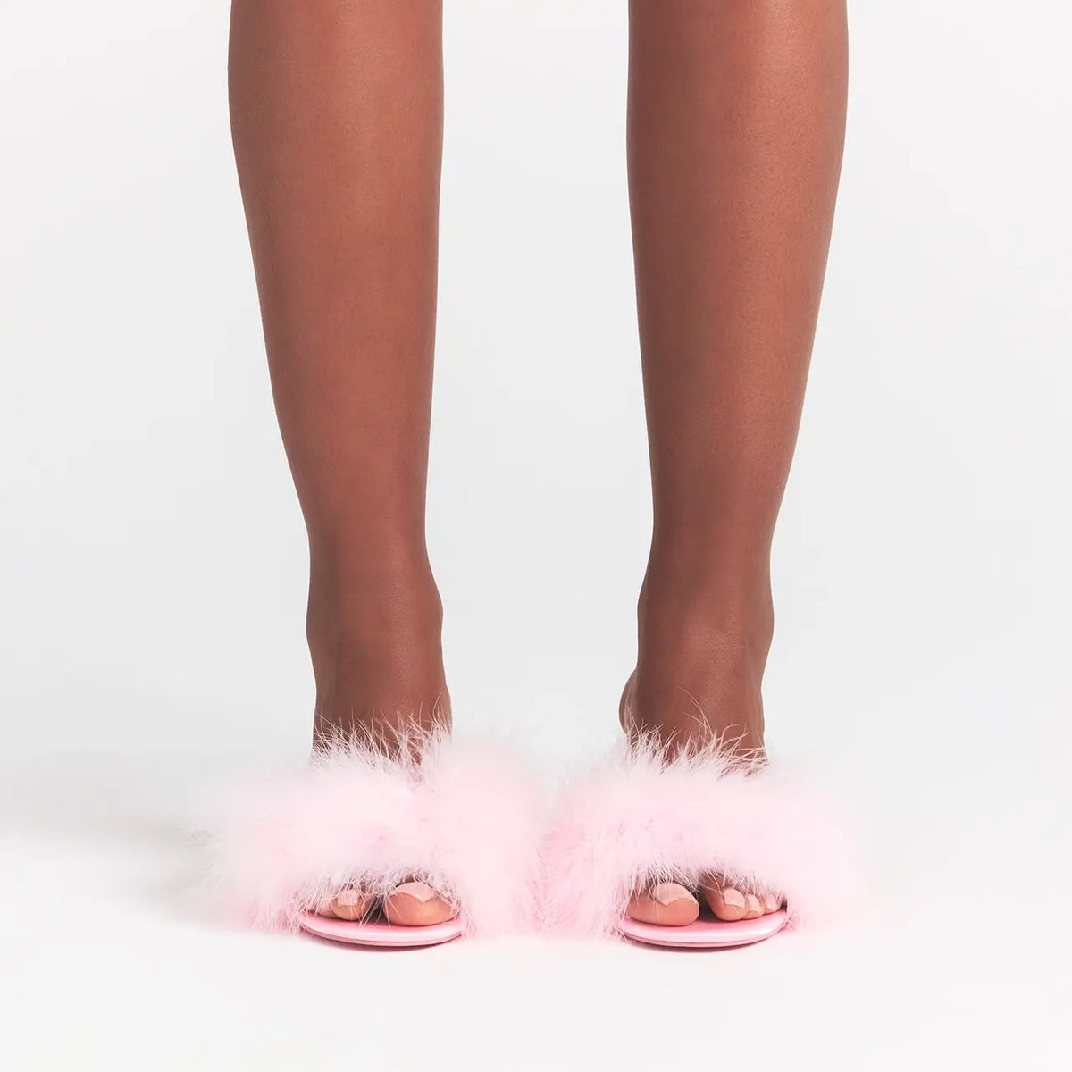 FEATHER KITTEN HEEL | CHERRY BLOSSOM
