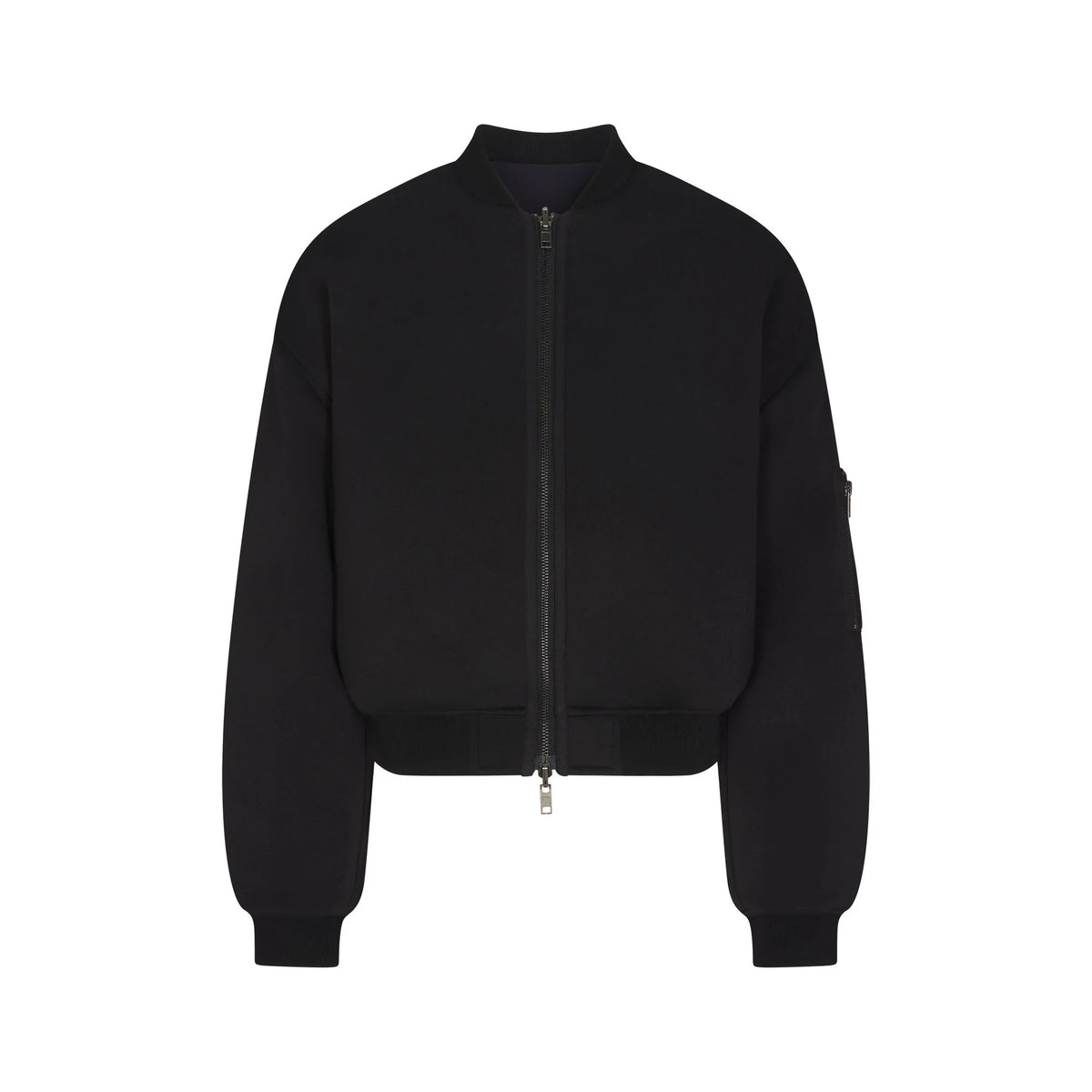 NEOPRENE OUTERWEAR REVERSIBLE BOMBER JACKET | OBSIDIAN
