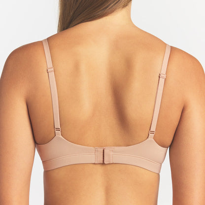 FITS EVERYBODY CROSSOVER BRALETTE | CLAY