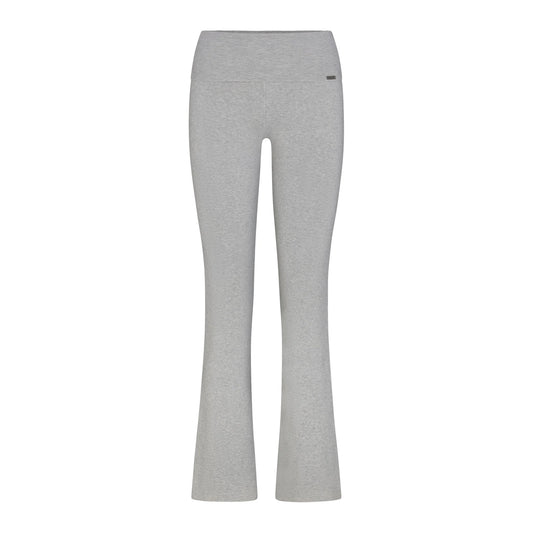 ESSENTIAL KNIT FOLDOVER PANT | MID HEATHER GREY