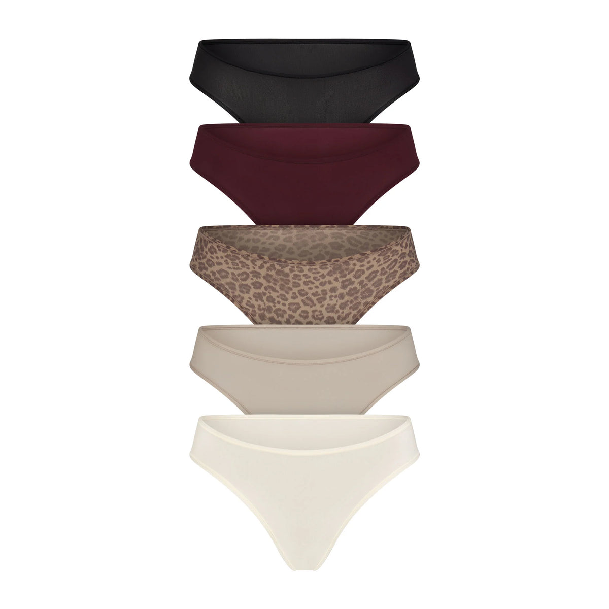 FITS EVERYBODY THONG 5-PACK | DESERT LEOPARD MULTI