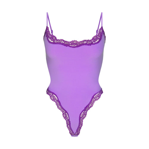 FITS EVERYBODY LACE CAMI BODYSUIT | ULTRA VIOLET TONAL
