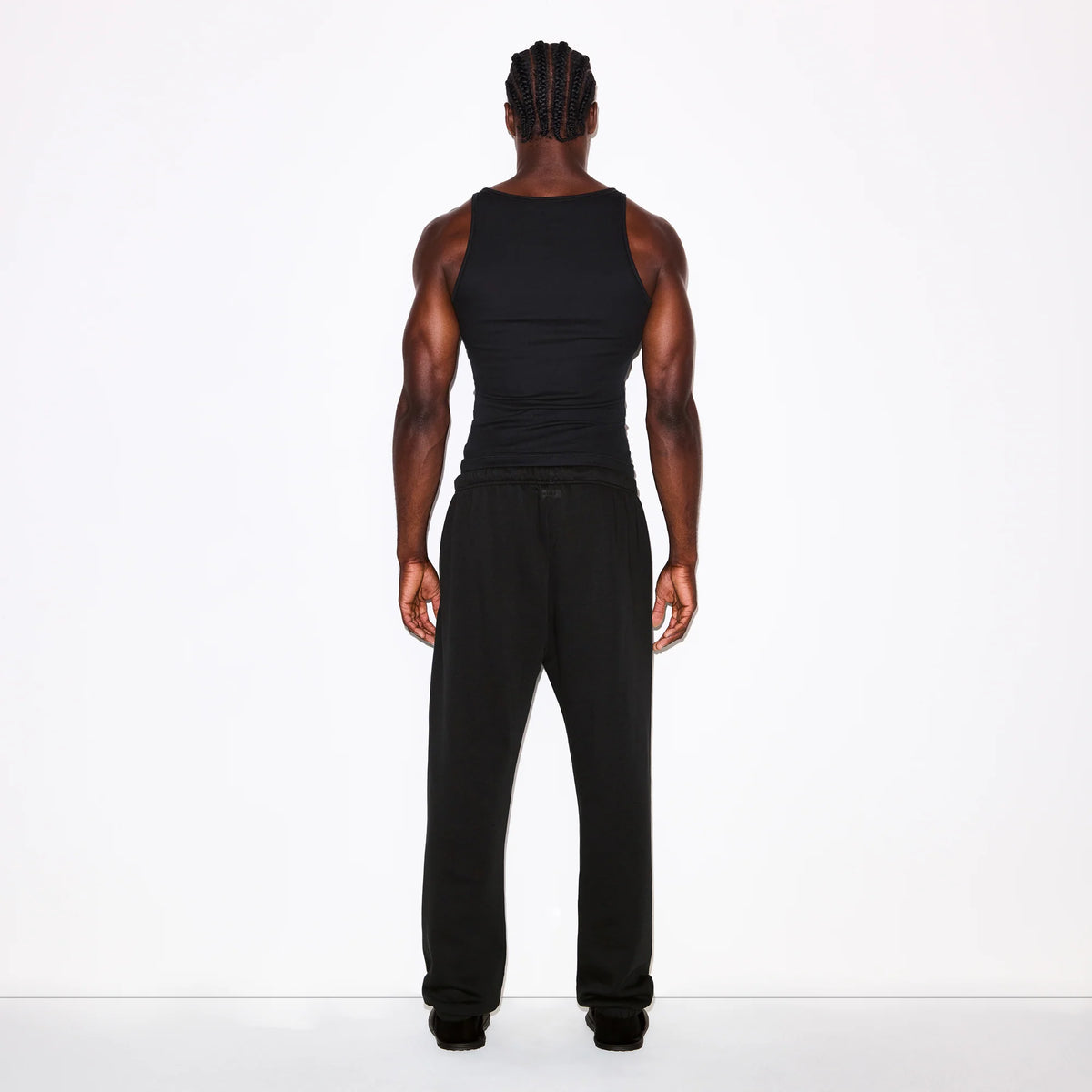 FLEECE LOUNGE MENS RELAXED JOGGER | WASHED ONYX