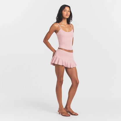 HEAVY POINTELLE MINI SKORT | MORGANITE
