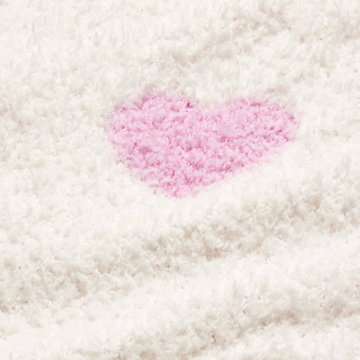 COZY KNIT UNISEX ROBE | IVORY SPACED HEARTS