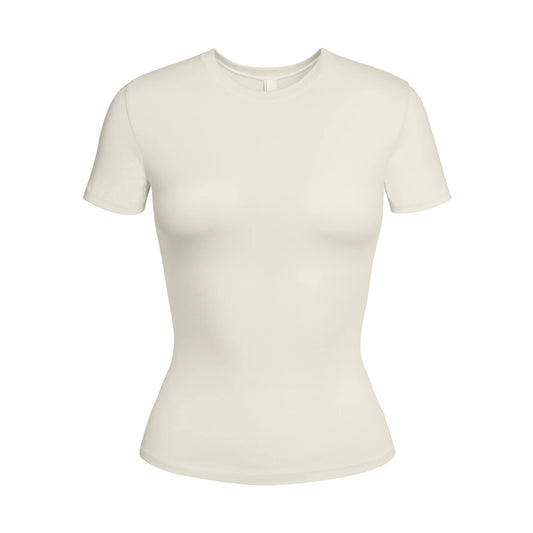 COTTON JERSEY T-SHIRT | BONE
