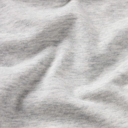 LIGHTWEIGHT COTTON POINTELLE LACE BRIEF | LIGHT HEATHER GREY
