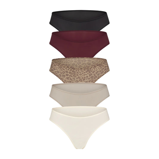 FITS EVERYBODY CHEEKY BRIEF 5-PACK | DESERT LEOPARD MULTI