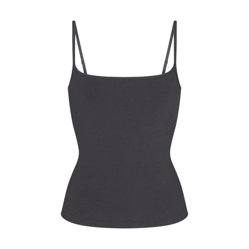 COTTON JERSEY SCOOP NECK CAMI | ASH