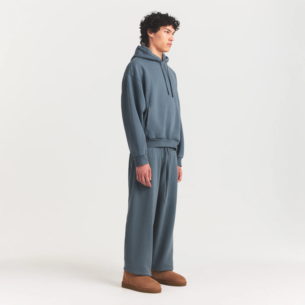 HEAVYWEIGHT FLEECE MENS STRAIGHT LEG PANT | KYANITE