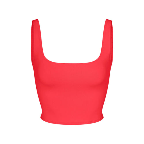 ICONIC SWIM TANK BIKINI TOP | CARMINE