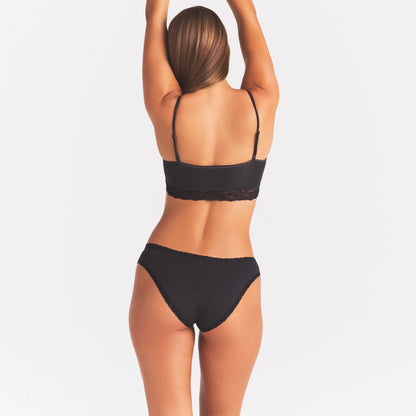 LIGHTWEIGHT COTTON LACE BRIEF | SOOT