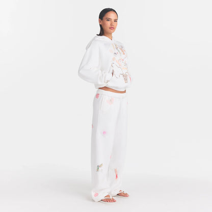 COTTON FLEECE STRAIGHT LEG PANT | SNOW ESSENTIALS