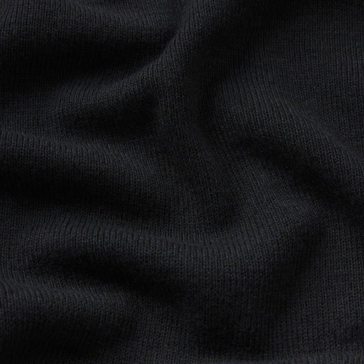 ESSENTIAL KNIT MOCK NECK MINI DRESS | ONYX