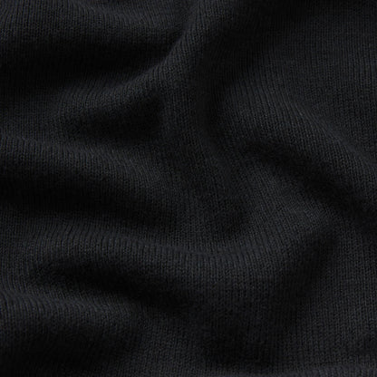 ESSENTIAL KNIT MOCK NECK MINI DRESS | ONYX