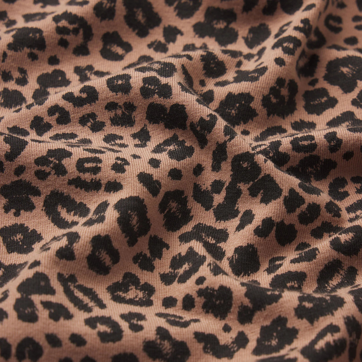 COTTON JERSEY MINI TUBE DRESS | SIENNA NATURAL LEOPARD