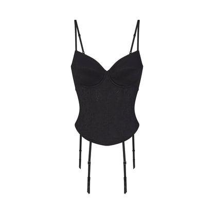LACE SHAPEWEAR CORSET | ONYX
