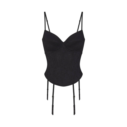 LACE SHAPEWEAR CORSET | ONYX