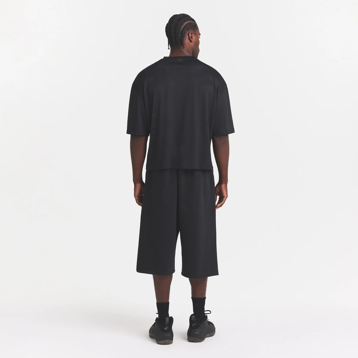 MESH APPAREL MENS CROPPED JERSEY | ONYX