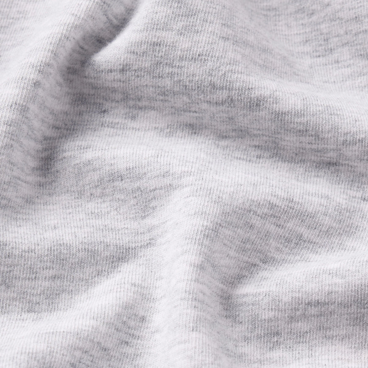 COTTON JERSEY LOGO T-SHIRT | LIGHT HEATHER GREY WITH ONYX LOGO