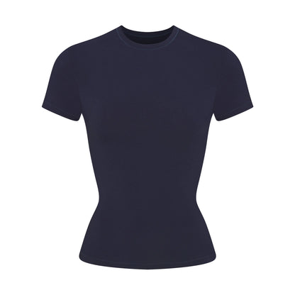 COTTON JERSEY T-SHIRT | NAVY