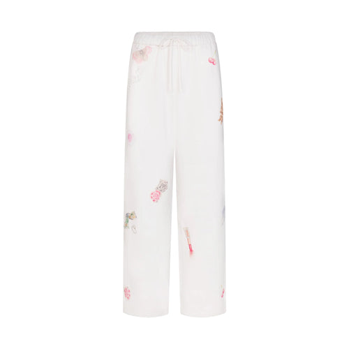 COTTON FLEECE STRAIGHT LEG PANT | SNOW ESSENTIALS