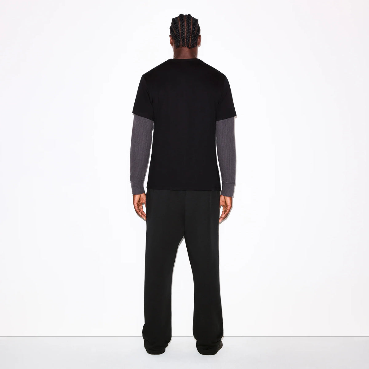 FLEECE LOUNGE MENS CLASSIC STRAIGHT LEG PANT | WASHED ONYX