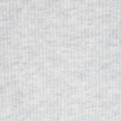 COTTON RIB LONG SLEEVE T-SHIRT | LIGHT HEATHER GREY