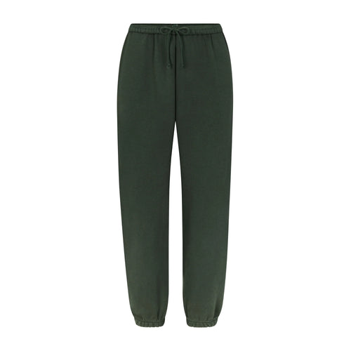 COTTON FLEECE JOGGER | SPRUCE