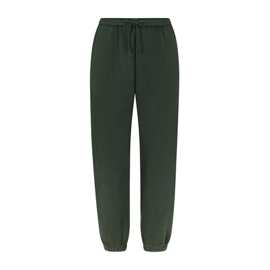COTTON FLEECE JOGGER | SPRUCE