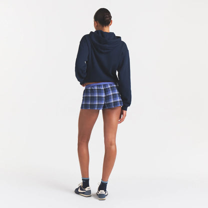 COTTON FLEECE HOODIE | NAVY