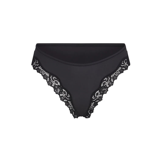 FITS EVERYBODY LACE TANGA | ONYX