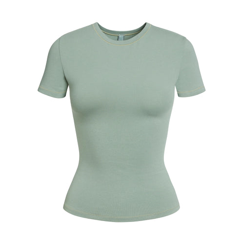 COTTON JERSEY T-SHIRT | MINERAL