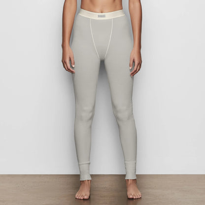 COTTON RIB LEGGING | MINERAL