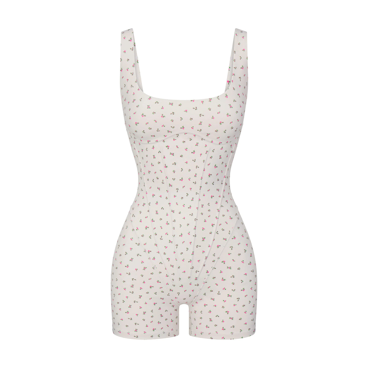 NikeSKIMS MATTE CORSET 2" ONE PIECE | DITSY FLORAL PRINT