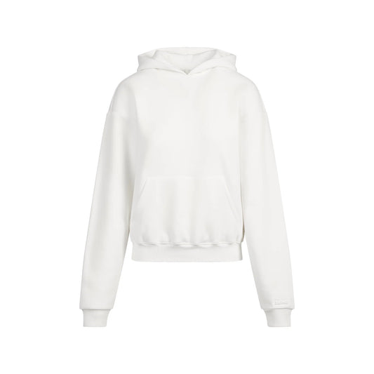 COTTON FLEECE HOODIE | MARBLE