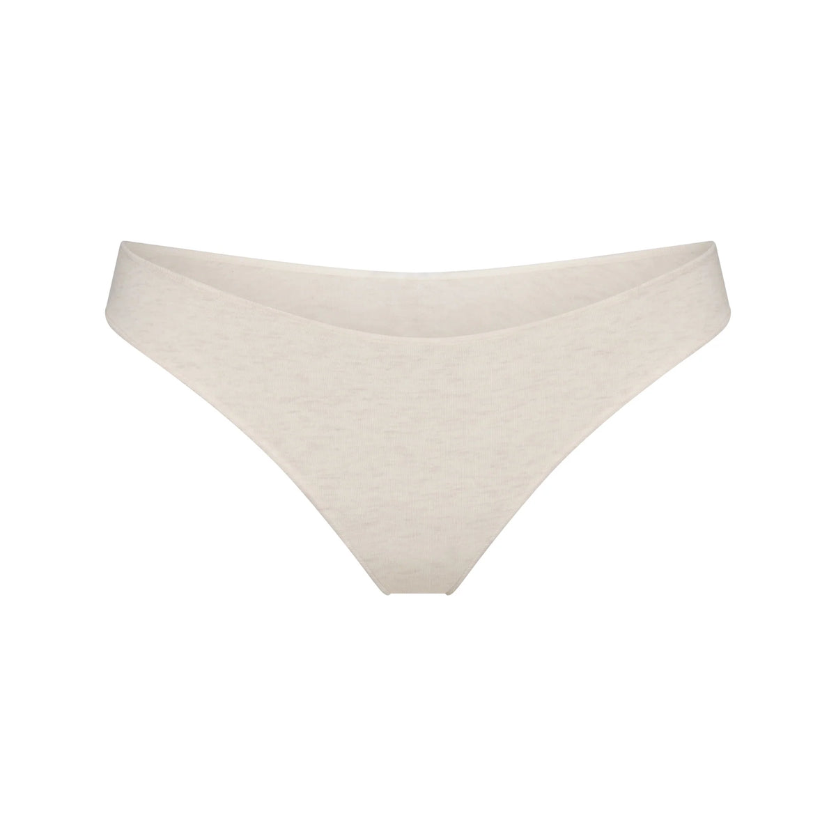 LIGHTWEIGHT COTTON THONG | OATMEAL HEATHER