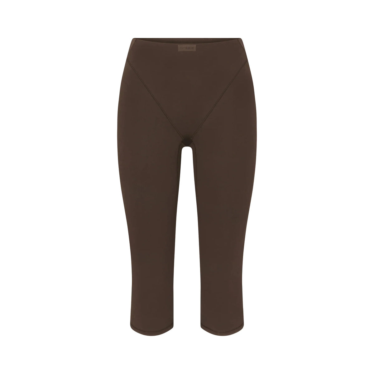 NikeSKIMS MATTE 17" V-LINE CAPRI LEGGING | DARK SEPIA