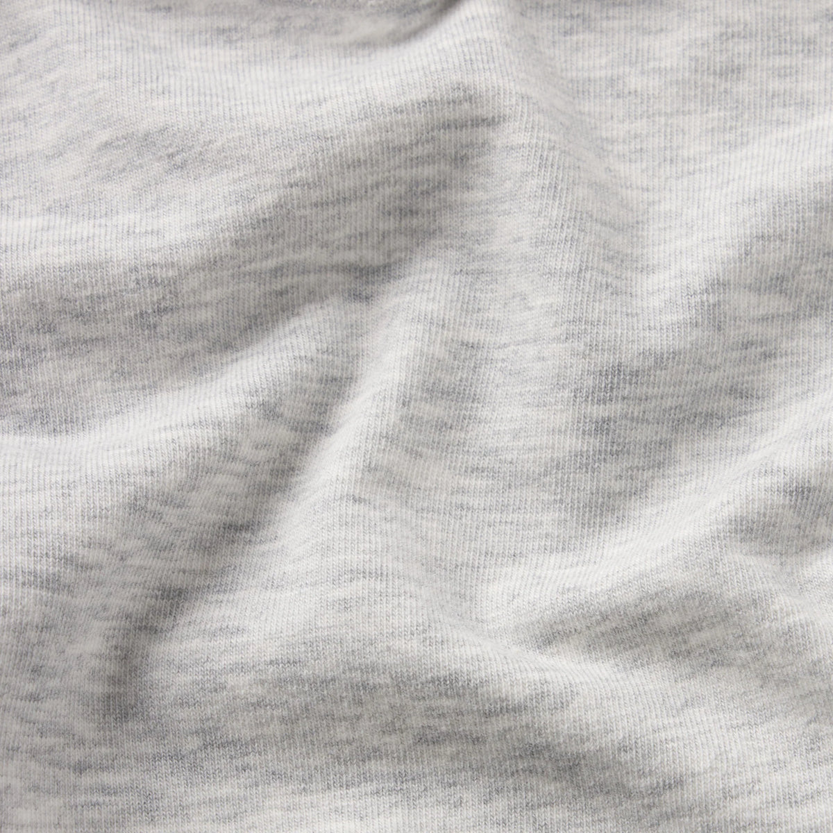 LIGHTWEIGHT COTTON STRAIGHT NECK BRALETTE | LIGHT HEATHER GREY