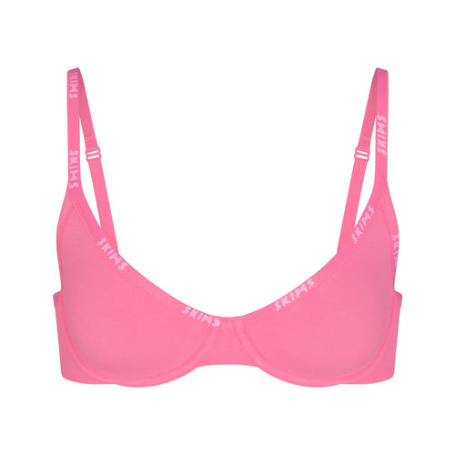 COTTON LOGO DEMI BRA | SUGAR PINK