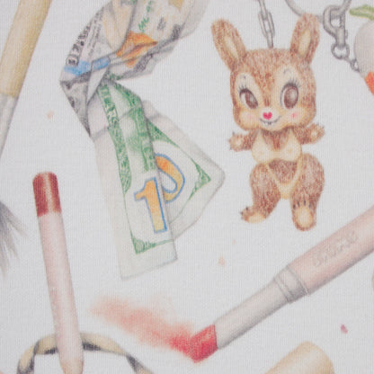 COTTON FLEECE HOODIE | SNOW IN MY BAG