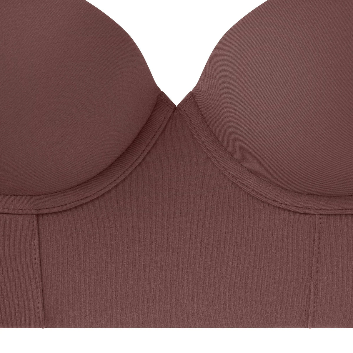 FITS EVERYBODY LOW BACK LONGLINE BRA | COCOA