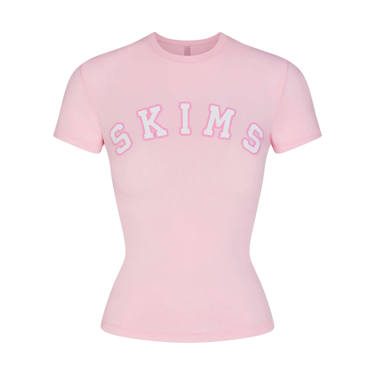 COTTON JERSEY LOGO T-SHIRT | CHERRY BLOSSOM WITH SNOW LOGO