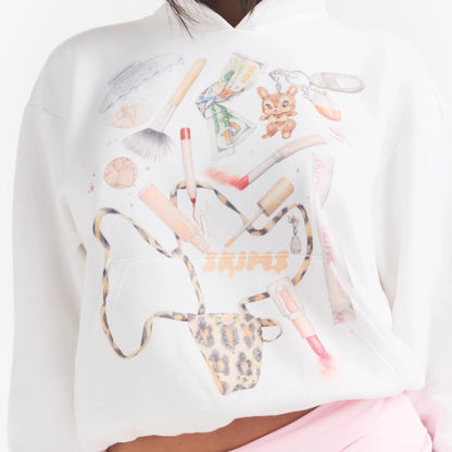 COTTON FLEECE HOODIE | SNOW IN MY BAG