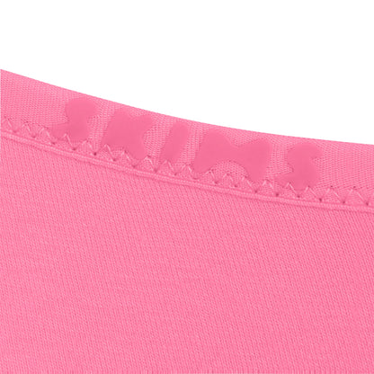 COTTON LOGO DEMI BRA | SUGAR PINK